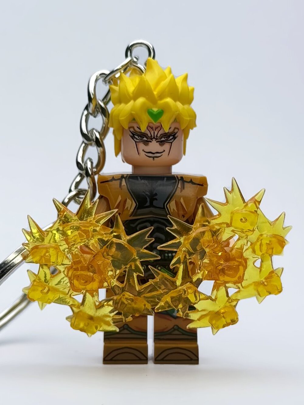 JoJo's Bizarre Adventure Dio Brando Custom Minifigure Keychain